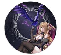Puzzle 1000 pièces Genshin Impact Fischl Puzzle rond 1000 pièces pour adultes Parfait pour la décoration de la maison et du bureau,les fêtes,les anniversaires et les cadeaux de vacances 67,5 x 67,5 cm