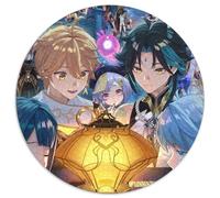 Puzzle 1000 pièces Genshin Impact Ganyu pour Adultes, Jeux en Famille, décoration à Faire soi-même, 67,5 x 67,5 cm