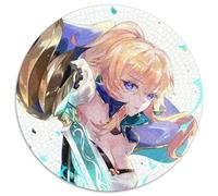 Puzzle 1000 pièces Genshin Impact Jean, Puzzle Rond 1000 pièces, décoration Artistique à Faire soi-même, Cadeau d'anniversaire idéal, 67,5 x 67,5 cm