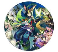 Puzzle 1000 pièces Genshin Impact Puzzles Ronds créatifs pour Adultes et Enfants Puzzles en Carton Jeu éducatif pour Enfant Adulte (Taille 67,5 x 67,5 cm)