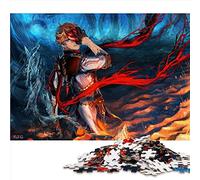 Puzzle 1000 pièces Genshin Impact Tartaglia en Carton de qualité supérieure, Puzzle Durable à emboîtement précis pour Adultes 26 x 38 cm