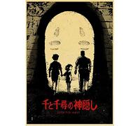 Puzzle 1000 pièces Ghibli Miyazaki Hayao Animation Le Voyage de Chihiro Rétro Affiche PapierPour Adultes Enfants Jeux Jouets Éducatifs50x70cm
