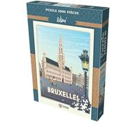 Puzzle 1000 pièces - GIGAMIC - Bruxelles - Architecture - Fabriqué en France - Décoratif