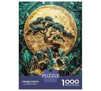Puzzle 1000 Pièces Golden Cascade Kintsugi Puzzles pour Adultes - Cadeau d'anniversaire - Jeu Difficile Et Stimulant - Cadeaux 38x26cm/1000pcs