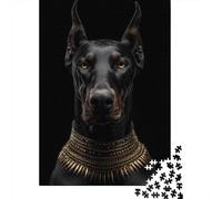 Puzzle 1000 Pièces Golden Doberman Collar for Dogs pour Adolescents - Jeu De Réflexion - Cadeaux pour Femmes - Idées Cadeaux Uniques pour Un Anniversaire Ou Noël 38x26cm/1000pcs