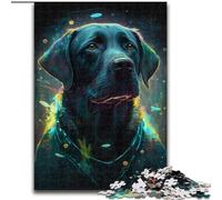Puzzle 1000 pièces Golden Retriever en Carton pour Adultes, idéal pour la décoration de la Maison et du Bureau, Cadeau Parfait pour Un Anniversaire, Taille 26x38cm