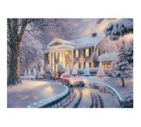Puzzle 1000 pièces : Graceland® Noël, Thomas Kinkade
