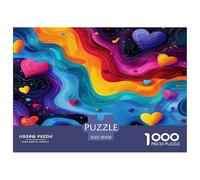 Puzzle 1000 Pièces Graffiti psychédélique Modèles artistiques, Adultes 14 Ans Et Plus, Jeu Éducatif Défi Jouets, Qualité Supérieure, Familiale Décoration Murale Cadeau 70x50cm/1000pcs
