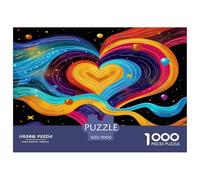 Puzzle 1000 Pièces Graffiti psychédélique Modèles artistiques, Défi Jouet, Adultes 14 Ans Et Plus, Familiale Décoration Murale Cadeau 70x50cm/1000pcs
