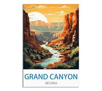 Puzzle 1000 pièces, Grand Canyon Arizona, Puzzle Classique 3D à Monter soi-même, Jouet en Papier, Cadeau Unique, décoration intérieure, 52 x 38 cm