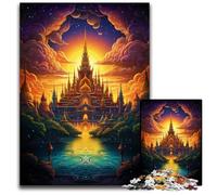 Puzzle 1000 pièces Grand Palais de Thaïlande Puzzles impossibles pour Adultes Cadeau Parfait pour la Famille et Les Amis Convient aux âges + 1000 pièces (75x50cm)
