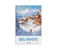 Puzzle 1000 pièces, Grand Puzzle Blanc Canada 1000 pièces pour Adultes, Puzzle à Peindre 1000 pièces, Puzzle Stimulant à Faire soi-même pour Adultes 70x50cm