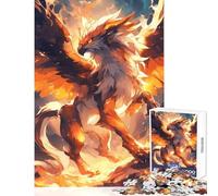 Puzzle 1000 pièces Griffon créature légendaire décoration intérieure Jouet Cadeau d'anniversaire Jeu de Construction Collection d'artistes Beaux-Arts Format 50x75cm