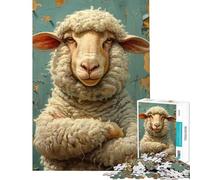 Puzzle 1000 pièces « Grogne timide » Un Jeu Stimulant pour Le Cerveau idéal pour la décoration intérieure et Les Jeux familiaux à partir de 14 Ans (38x26cm)