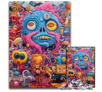 Puzzle 1000 pièces Groupe de Monstres : Un Casse-tête Stimulant pour Les Adolescents, Jeu interactif et Amusant en Famille, 50x75cm / 19,68x29,52 Pouces