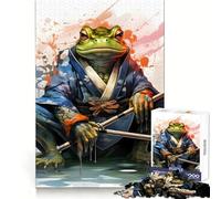Puzzle 1000 pièces Guerrier Crapaud Guerrier Grenouille pour Adultes, idéal pour améliorer la mémoire, Les Loisirs et Les fêtes 50x75cm