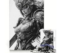Puzzle 1000 pièces Guerrier Samouraï Ange pour Adolescents Stimulation cérébrale, Divertissement Calme, Bords Lisses Cadeau d'anniversaire (38x26cm)