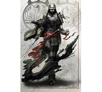 Puzzle 1000 pièces Guerrier Samouraï Artiste Décoration d'intérieur Éducatif Soulagement du Stress Intellectuel Jouet Amusant Jeu Familial Enfants Adultes Défi Puzzle Cadeau 50X70CM