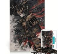 Puzzle 1000 pièces Guerrier samouraï dans la fumée pour Adolescents, Wise Think Toy, Gentle Leisure, Tight Cut, Liste de souhaits du Père Noël (50x75cm)