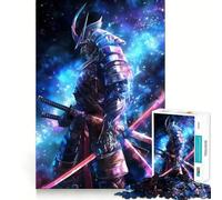 Puzzle 1000 pièces Guerrier samouraï dans l'espace pour Adultes, Puzzle Think Toy Home Enjoy Fine Cutting, pour Les vœux du Père Noël (50x75cm)