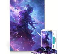 Puzzle 1000 pièces Guerrier Samouraï Mystique pour Adultes Jeu de Logique Claire, Divertissement et Découpe Parfaite Cadeau Élégant (50x75cm)