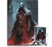 Puzzle 1000 pièces Guerrier Sombre des Assassins - Idéal pour des Moments de détente à la Maison - Jeu de Construction Durable et précis - Dimensions:38x26cm