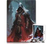 Puzzle 1000 pièces Guerrier Sombre des Assassins:Un Passe-Temps paisible et satisfaisant Assemblage Parfait, découpe de précision Dimensions:50x75cm