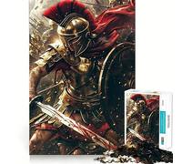 Puzzle 1000 pièces Guerrier Spartiate Jeu de logique pour Adultes Cadeau de qualité supérieure 50x75cm