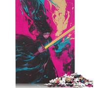 Puzzle 1000 pièces Guerrière Démon Sombre avec Épée, pour Adultes et Puzzles en Bois, Jeux Éducatifs pour Enfants 1000 pièces (75 x 50 cm)