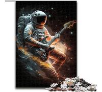 Puzzle 1000 pièces Guitare Astronaute pour Adultes, Cadeaux, Interaction Parent-Enfant intéressante pour réduire Le Stress (50x75cm)