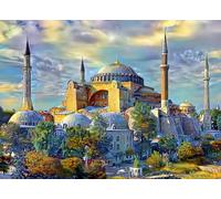 Bluebird Puzzle - Hagia Sophia, Istanbul, Turquie - Puzzle 1000 Pièces - Le Joyau d'Istanbul - Puzzle Adulte - Fabriqué en France