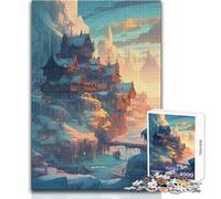 Puzzle 1000 pièces Hamlet de La Reine des Neiges pour Adultes et Adolescents:Jeu de réflexion et de créativité, idée Cadeau Originale et mémorable Dimensions:50x75cm