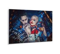 Puzzle 1000 Pièces Harley Quinn Et Joker Suicide Squad Affiches Bois Jouets pour Adultes Jeu De Décompression（75x50cm）-z37p