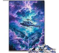 Puzzle 1000 pièces Hélicoptère de rêve pour Adolescents, Jouet éducatif Anti-Stress, idéal comme Cadeau pour Toute la Famille (26x38cm)