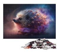 Puzzle 1000 pièces Hérisson Nébuleuse Puzzles Difficiles pour Adultes Activité éducative pour Les compétences cognitives Amélioration des compétences cognitives 50 x 75 cm / 19,68 x 29,52 Pouces
