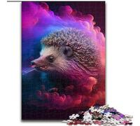 Puzzle 1000 pièces Hérisson Nébuleuse Puzzles pour 1000 pièces Idéal pour et s'amuser en Famille - Cadeau Parfait pour Les Vacances, Les Anniversaires (Taille 26x38cm)