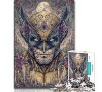Puzzle 1000 pièces Héros de cinéma pour Adultes, Jouets éducatifs et éducatifs, Jeux familiaux avec Affiche et fiche de Questions-réponses Assorties 38x26cm