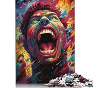 Puzzle 1000 pièces Héros psychédéliques colorés pour Adultes, Jouets éducatifs, Jeux, décoration familiale, 1000 pièces (75 x 50 cm)