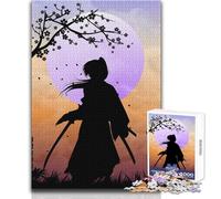 Puzzle 1000 pièces Héros Samouraïs - Jeu éducatif d'analyse et de logique - Cadeau de Père Noël Secret - Dimensions : 38x52cm