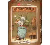 Heye Verlag - Puzzle 1000 pièces Surprise Zozoville - 50 x 70 cm - Tons naturels et turquoise