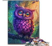Puzzle 1000 pièces, Hibou de rêve, Puzzle Stimulant pour Adolescents, Jeux éducatifs en Famille, décoration d'intérieur, Cadeau (Taille 26x38cm)