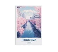 Puzzle 1000 pièces, Hiroshima, Japon. Puzzle de 1000 pièces en Papier, Paysage, pour Adultes et Enfants. Jouet éducatif, Cadeau. 52 x 38 cm.