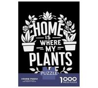Puzzle 1000 Pièces Home is Where My Plants AR Puzzles pour Adultes, Jouet, Décoration Murale, Course De Vitesse Manuelle, Idéal comme Cadeau pour Toute La Famille 70x50cm/1000pcs