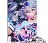 Puzzle 1000 pièces Honkai Star Rail Silver Wolf en Carton de qualité supérieure à emboîtement précis pour Adultes et Enfants à partir de 12 Ans 26 x 38 cm