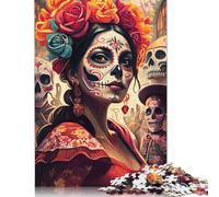 Puzzle 1000 pièces « Honorer Les ancêtres » pour Adultes, difficulté : Jeux relaxants, Jouet, Cadeau d'halloween (75 x 50 cm)