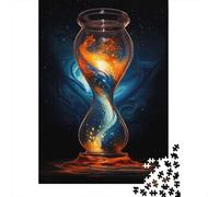 Puzzle 1000 Pièces Hourglass with Fire and Water Puzzles pour Adultes Améliore La Mémoire Interaction Parent-Enfant Casse-tête Jeux De Société 70x50cm/1000pcs