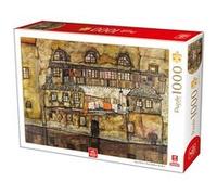 Puzzle 1000 pièces : House Wall of the River, Egon Schiele DToys G
