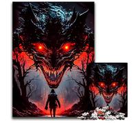 Puzzle 1000 pièces Humain et Monstre pour Adultes, idéal pour la décoration intérieure, Les Anniversaires, Les fêtes et Les Cadeaux 26x38cm/10,23x14,96 Pouces