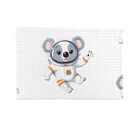 Puzzle 1000 pièces Hytter mignon koala astronaute motif éducatif intellectuel en bois, puzzles amusants, jeu anti-stress