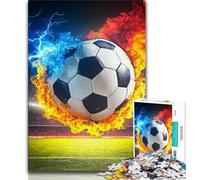 Puzzle 1000 pièces Ice and Fire Basketball Puzzle 1000 pièces pour Adolescents, Jouet éducatif Anti-Stress, Superbes Cadeaux et Jouets 50x75cm